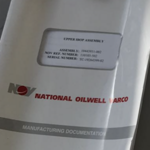 IBOP Upper H2S P/N 110103-502 internal blowout preventer for drilling operations