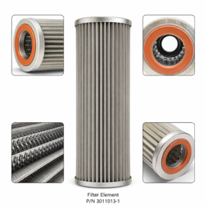 30111013-1 reusable metal filter element 60 micron oilfield drilling equipment