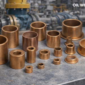sintered bronze flanged bearing 112754-116 for oilfield and industrial applications