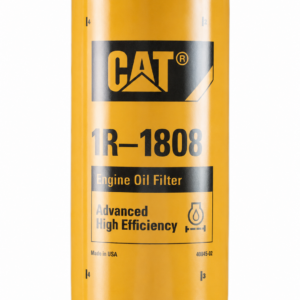 CAT 1R-1808 engine oil filter with white background