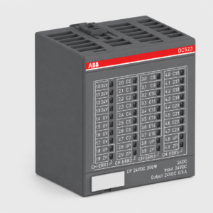 ABB DC523 Digital I/O PLC Module with TU516 Terminal Unit, 24VDC