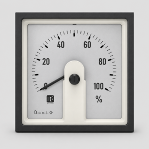 RISHABH PL96 AC Ground Fault Meter 0-100% 0-1mA DC