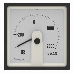 Rishabh PL96 KVAR Meter -200 to +2000 KVAR Class 1, 96 × 96 mm